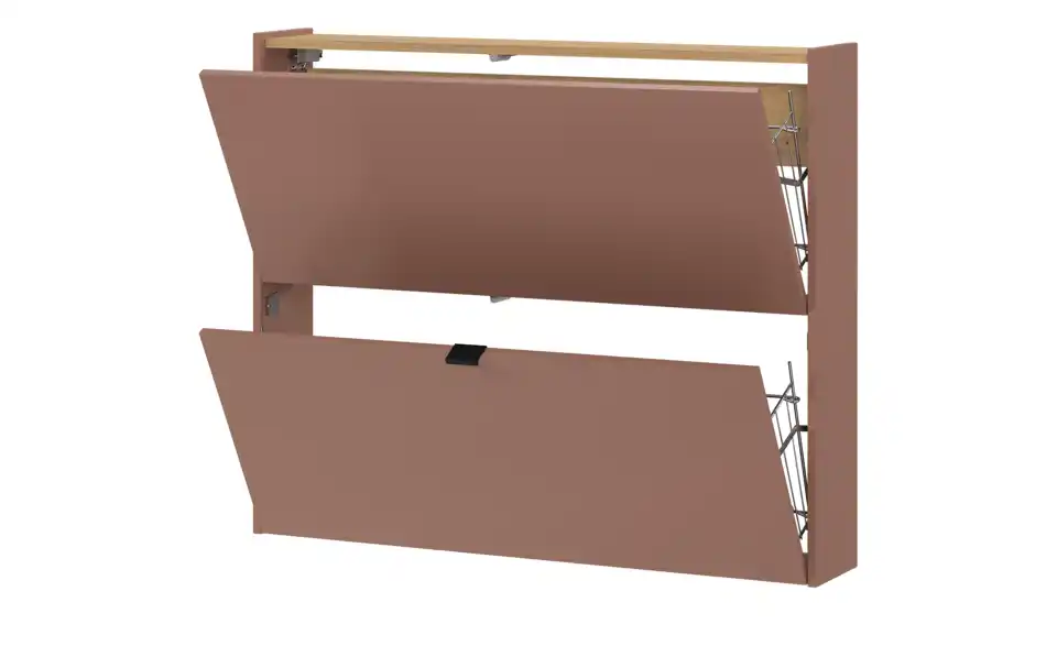 Hängeschuhschrank, geöffnet