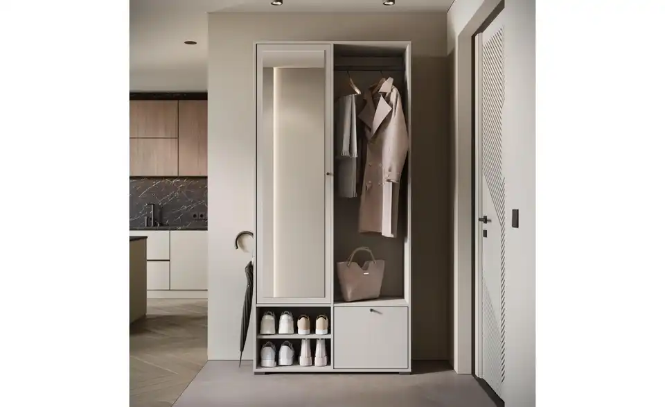 Garderobe, in Wohnsituation