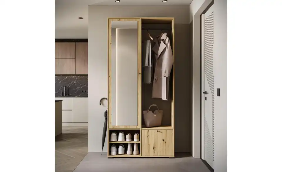 Garderobe, in Wohnsituation