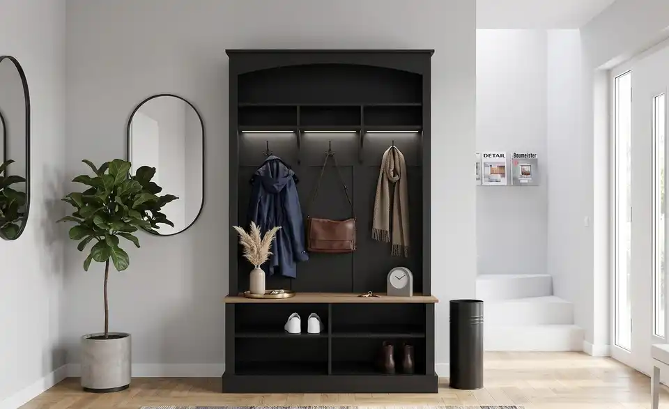 Kompaktgarderobe, in Wohnsituation