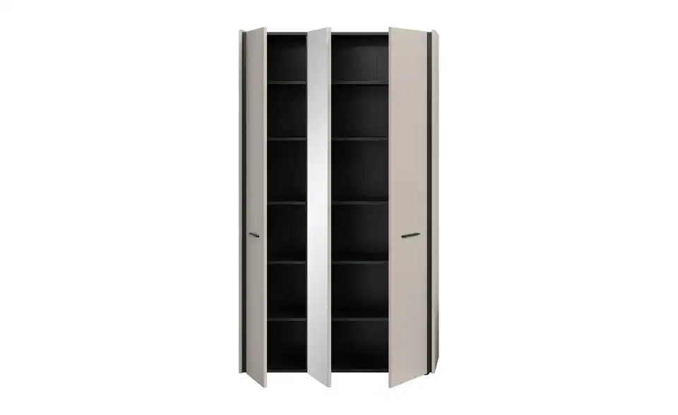 Garderobenschrank, geöffnet