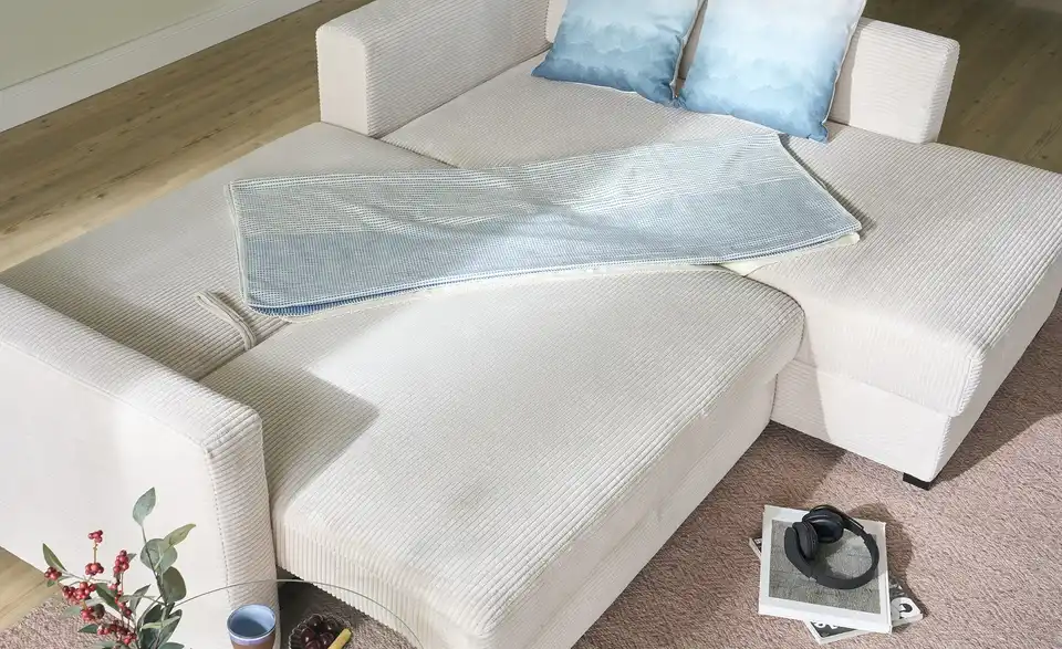 bobb Ecksofa mit Boxspringpolsterung, Detailansicht
