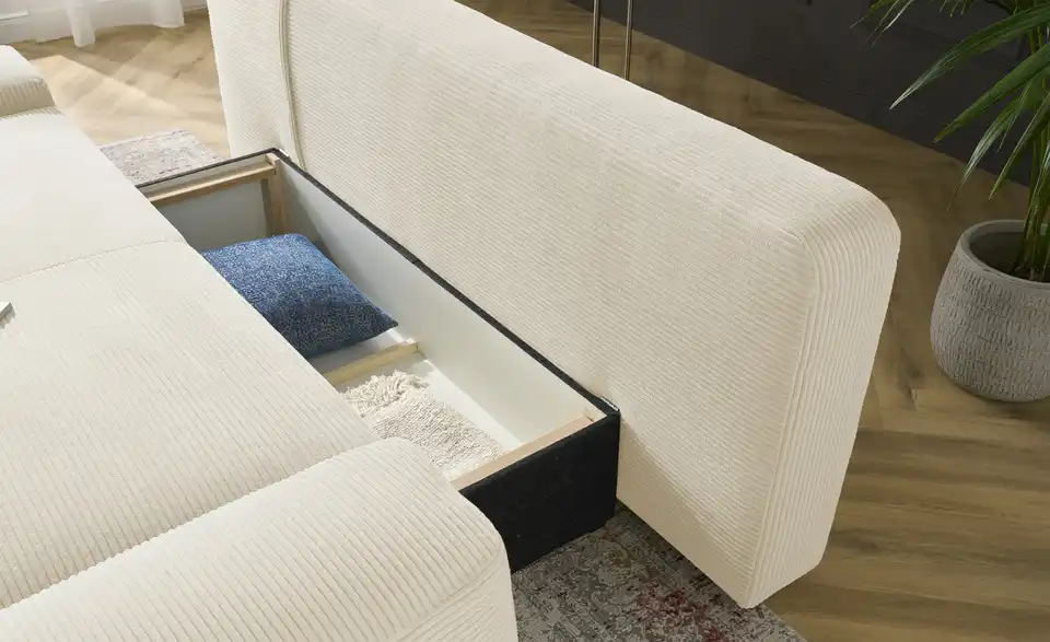 Schlafsofa mit Boxspringpolsterung Viannie de Luxe, Detailansicht