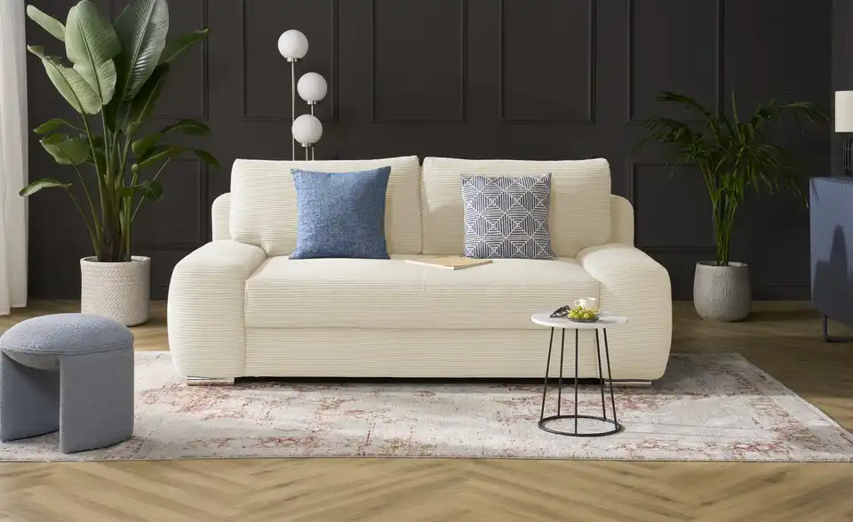 Schlafsofa mit Boxspringpolsterung Viannie de Luxe, Frontansicht