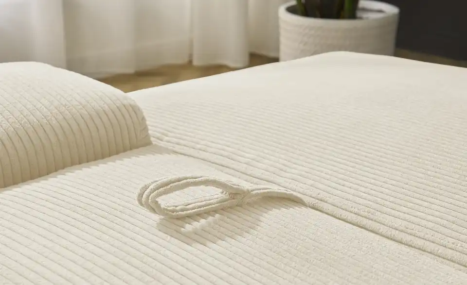 Schlafsofa mit Boxspringpolsterung Viannie de Luxe, Detailansicht