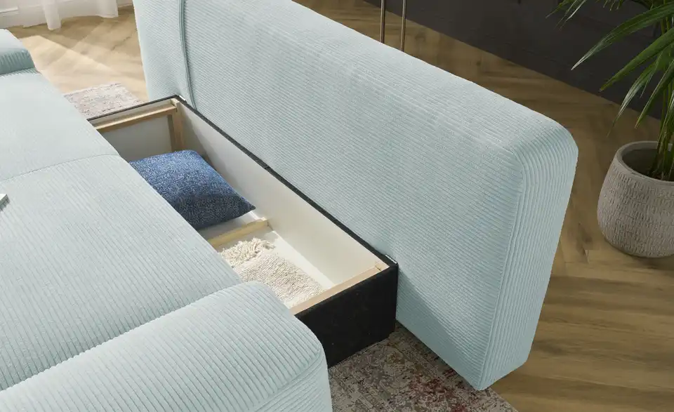 Schlafsofa mit Boxspringpolsterung Viannie de Luxe, Detailansicht