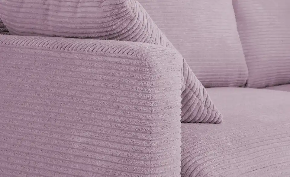 Ecksofa mit Boxspringpolsterung, Detailansicht