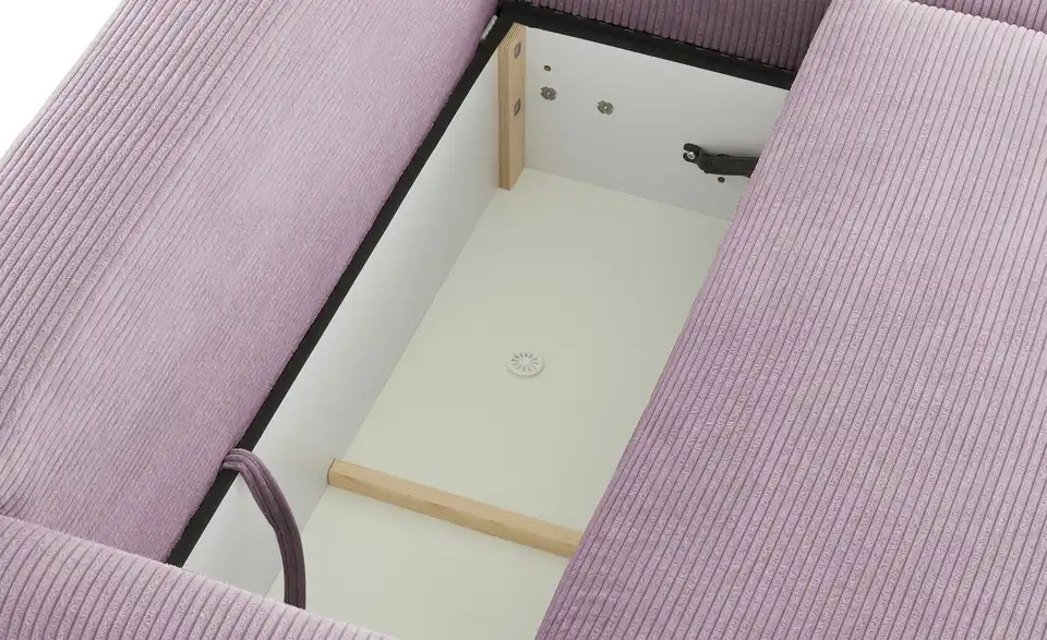 Ecksofa mit Boxspringpolsterung, Detailansicht