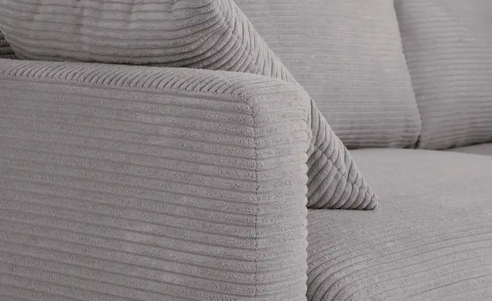 Ecksofa mit Boxspringpolsterung, Detailansicht