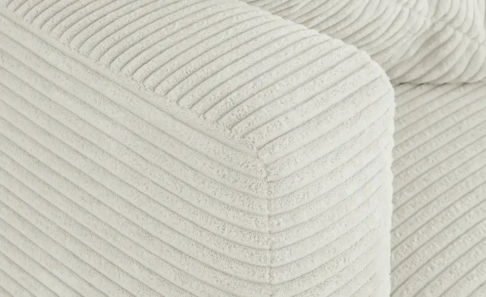 Ecksofa mit Boxspringpolsterung, Detailansicht