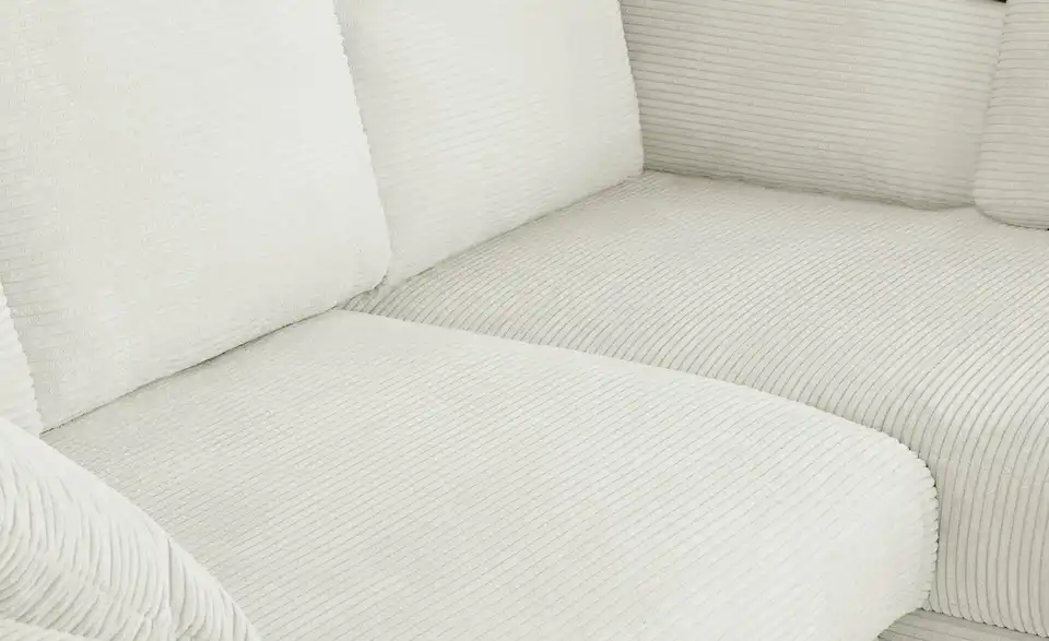 Ecksofa mit Boxspringpolsterung, Detailansicht