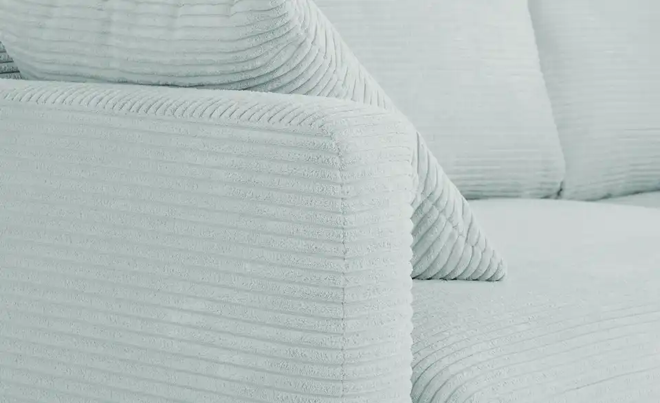 Ecksofa mit Boxspringpolsterung, Detailansicht