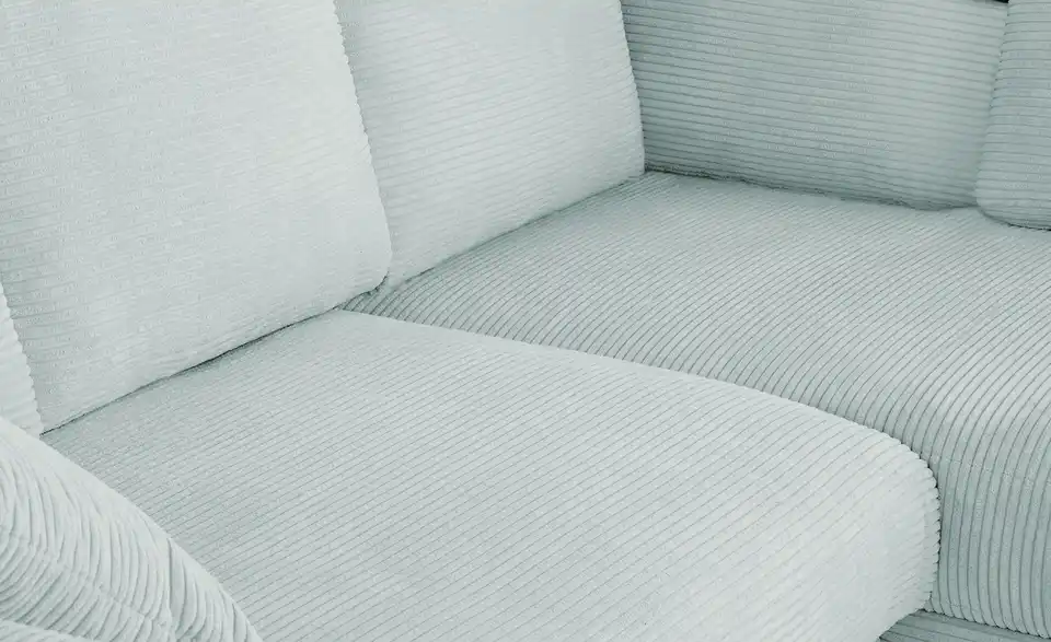 Ecksofa mit Boxspringpolsterung, Detailansicht