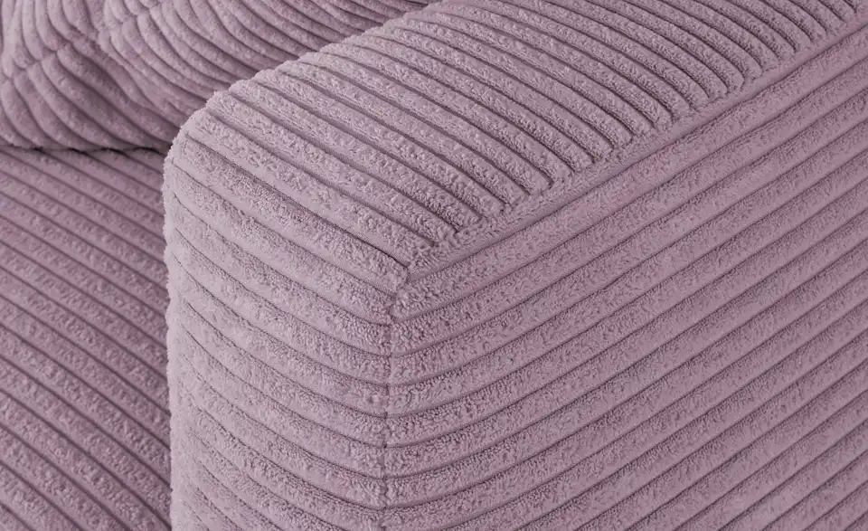 Ecksofa mit Boxspringpolsterung, Detailansicht