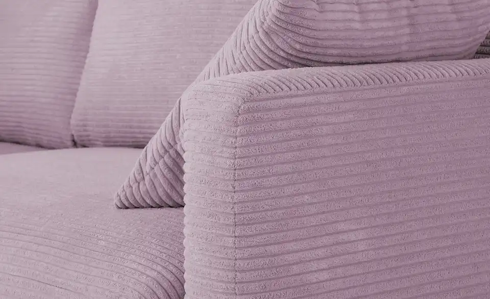 Ecksofa mit Boxspringpolsterung, Detailansicht