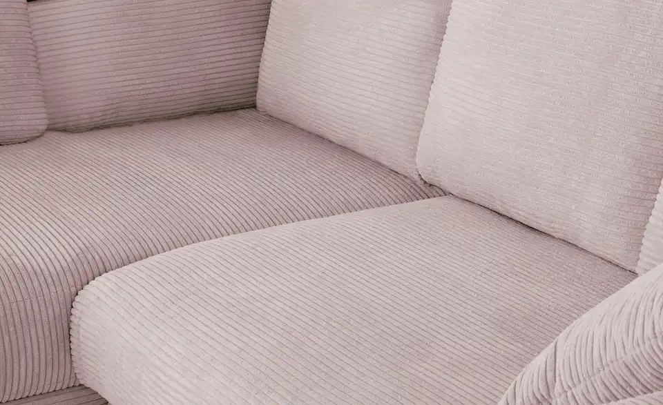 Ecksofa mit Boxspringpolsterung, Detailansicht