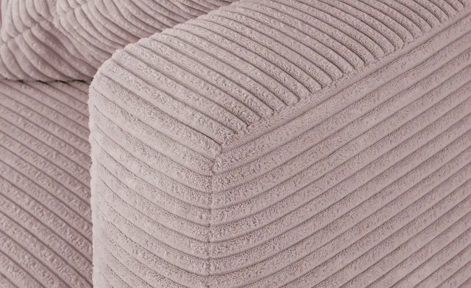 Ecksofa mit Boxspringpolsterung, Detailansicht