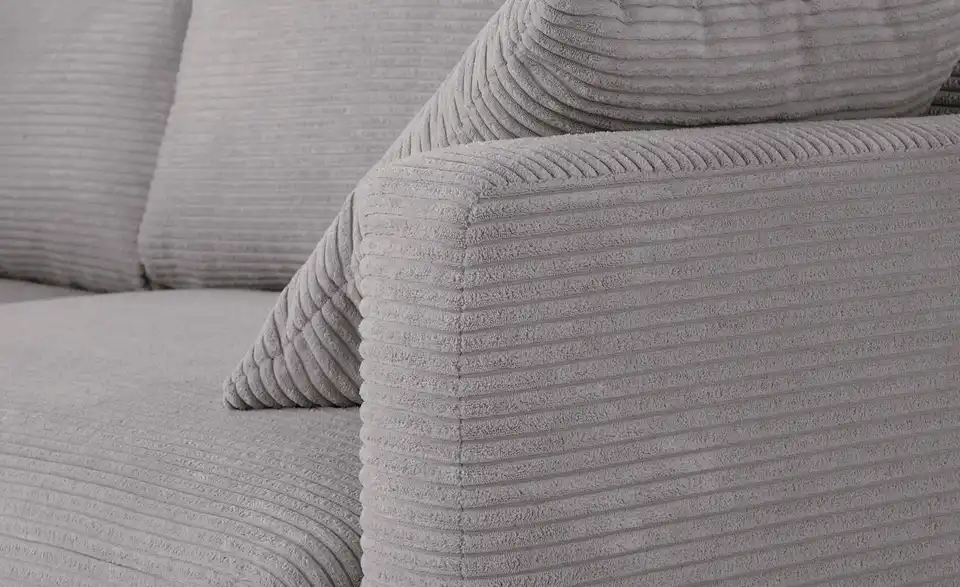 Ecksofa mit Boxspringpolsterung, Detailansicht