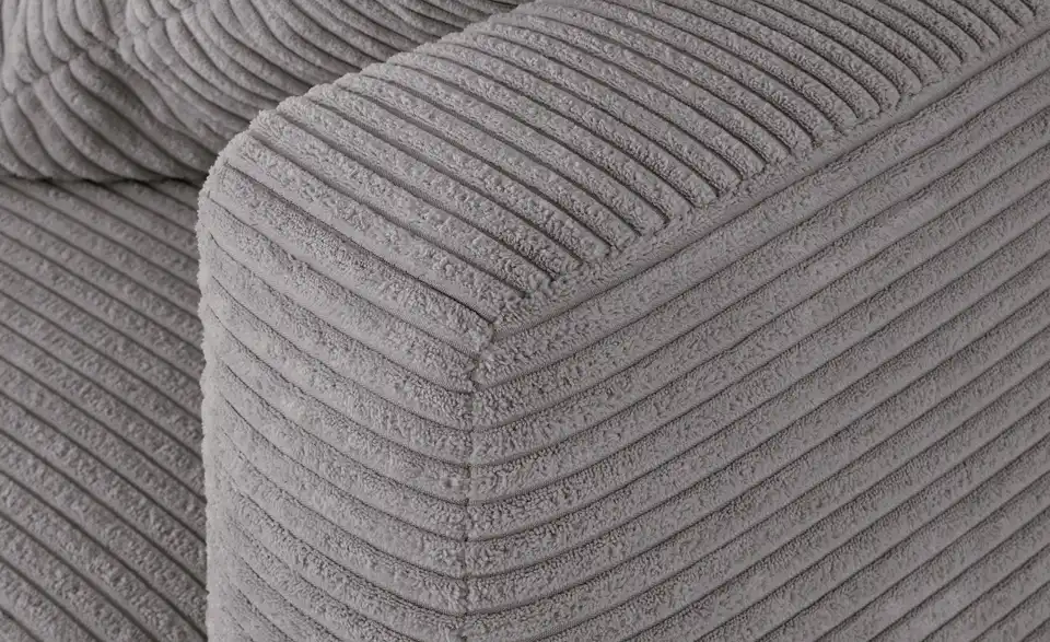 Ecksofa mit Boxspringpolsterung, Detailansicht