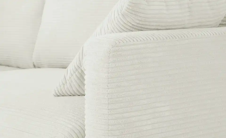 Ecksofa mit Boxspringpolsterung, Detailansicht