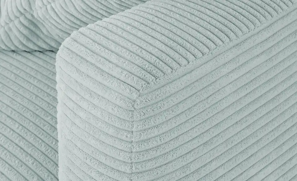 Ecksofa mit Boxspringpolsterung, Detailansicht