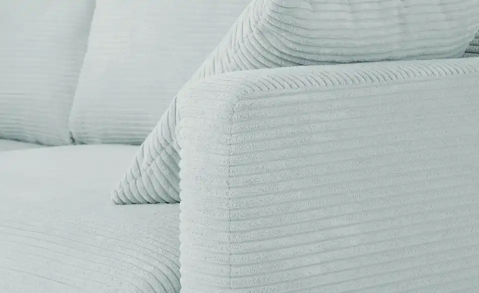 Ecksofa mit Boxspringpolsterung, Detailansicht