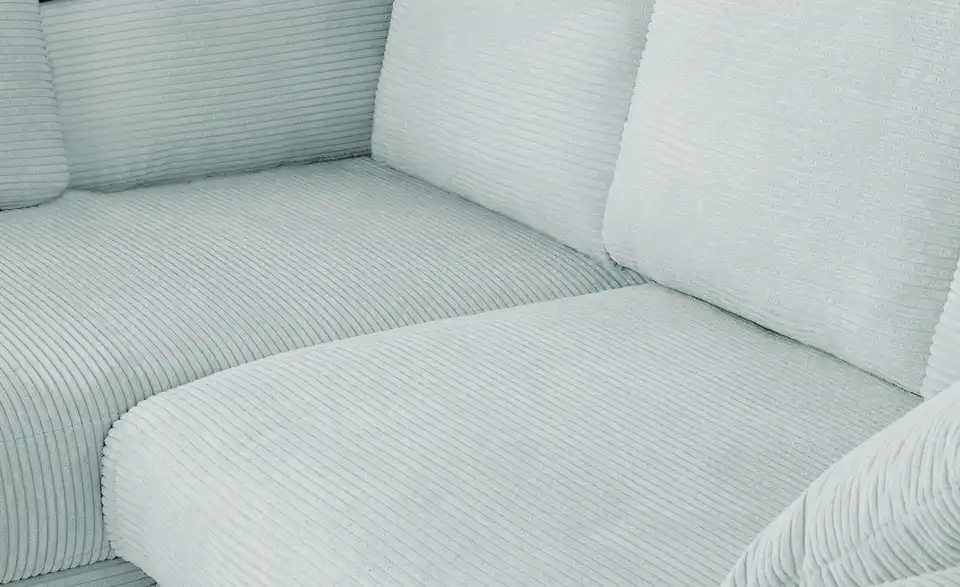 Ecksofa mit Boxspringpolsterung, Detailansicht