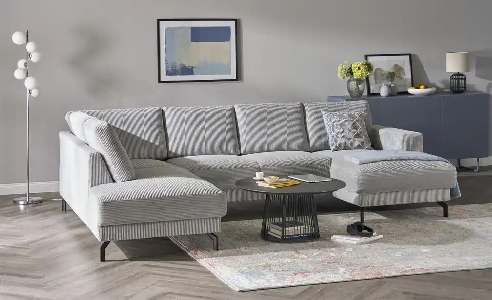 Twist Wohnlandschaft Brazil aus Cord, in Wohnsituation