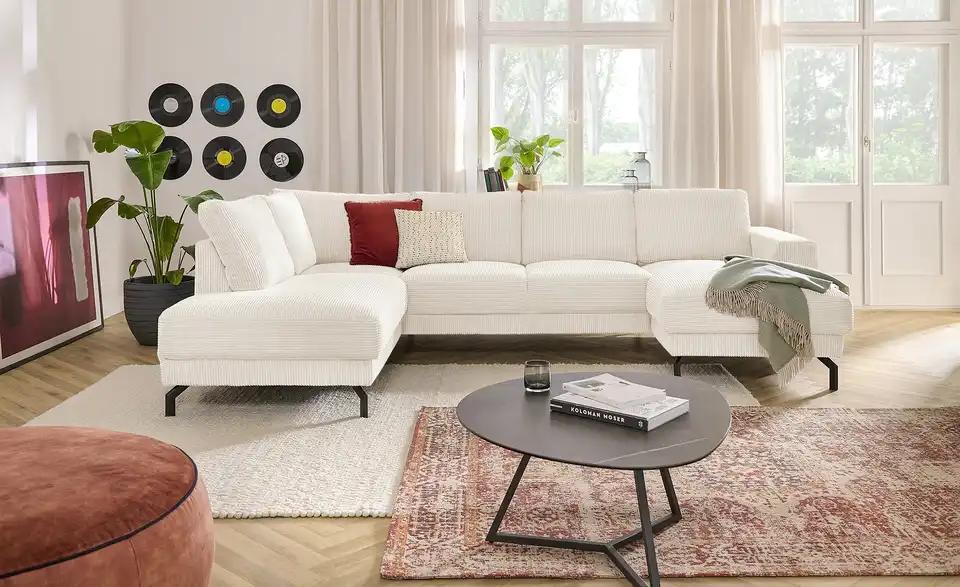 Twist Wohnlandschaft Brazil aus Cord, in Wohnsituation