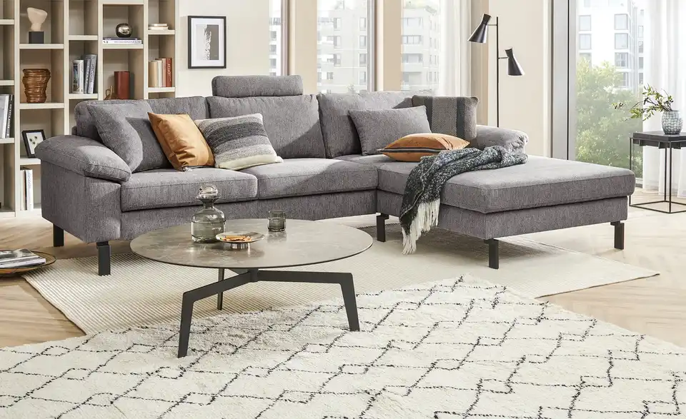 Max Schelling Ecksofa Maximum, in Wohnsituation