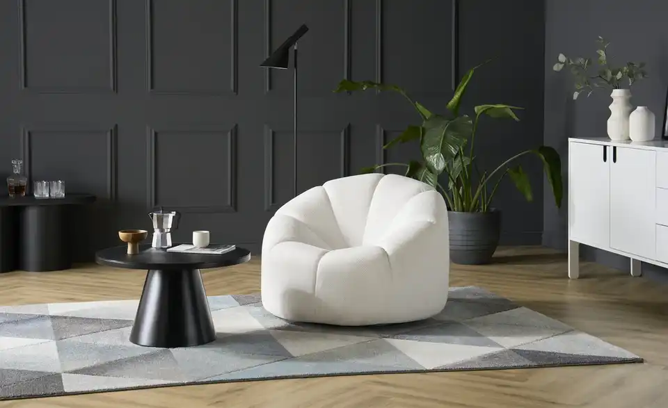 Loungesessel drehbar, in Wohnsituation