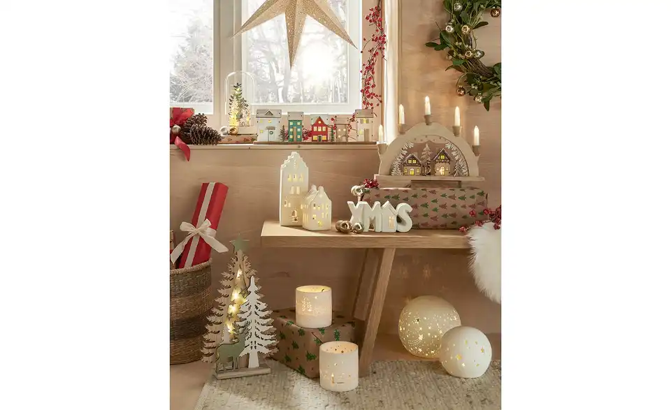 LED Objekt Häuserreihe, in Wohnsituation