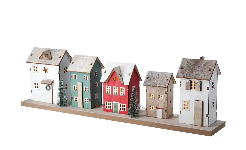 LED Objekt Häuserreihe, Funktionsansicht