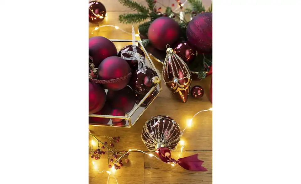 Weihnachtskugeln, 16er Set, in Wohnsituation