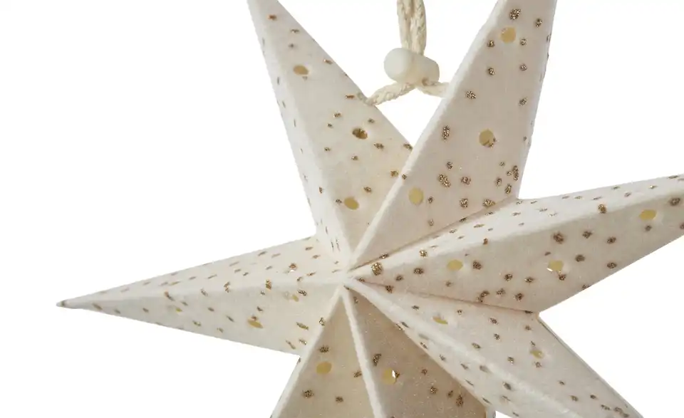 HOME STORY Papierstern Hänger, 2er Set, Detailansicht