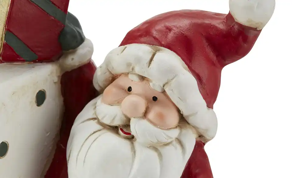 HOME STORY LED Weihnachtsmann mit Geschenken, Detailansicht