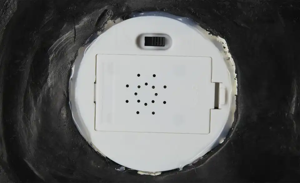 HOME STORY LED Weihnachtsmann mit Geschenken, Detailansicht