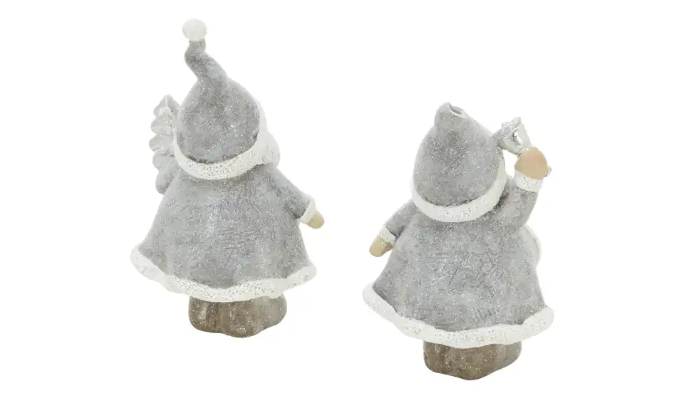 HOME STORY Deko Figur Weihnachtsmann, sortiert, Rückansicht