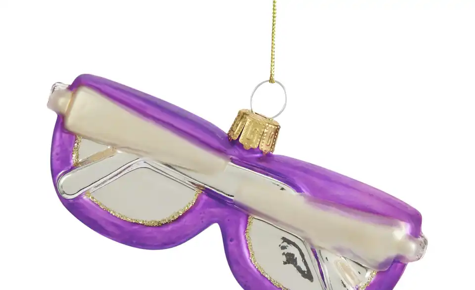 HOME STORY Weihnachtsbaumschmuck Brille, Detailansicht