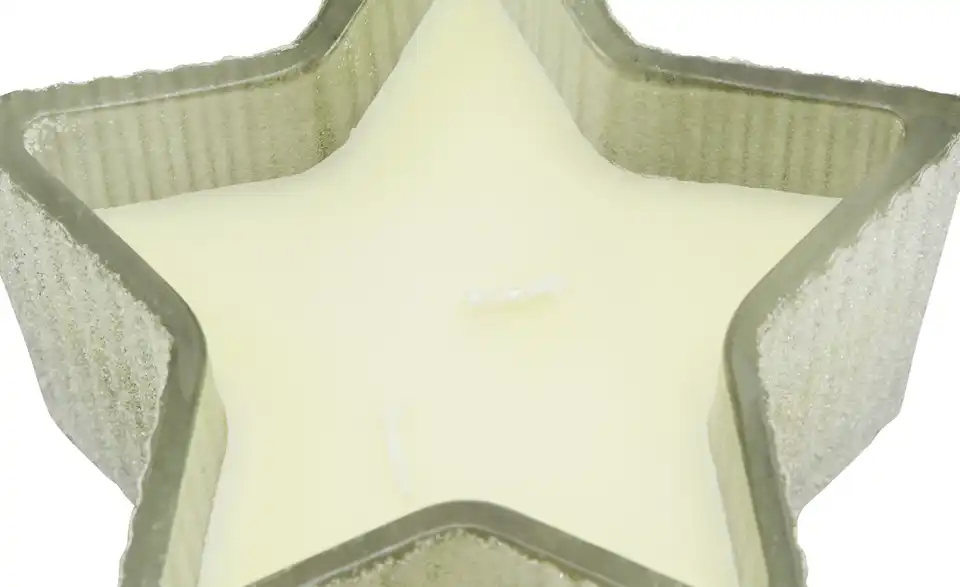 HOME STORY Duftkerze im Glas Stern, Detailansicht