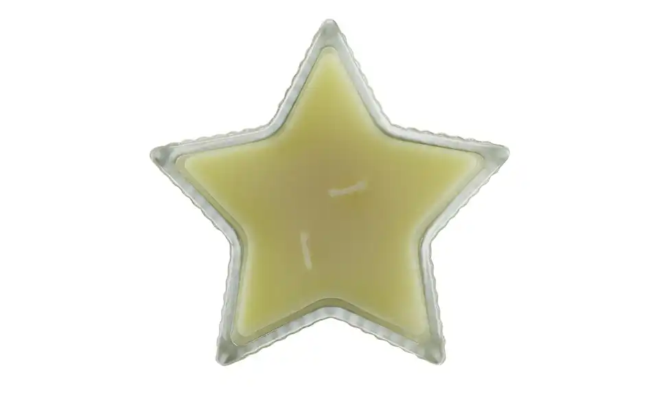 HOME STORY Duftkerze im Glas Stern, Draufsicht