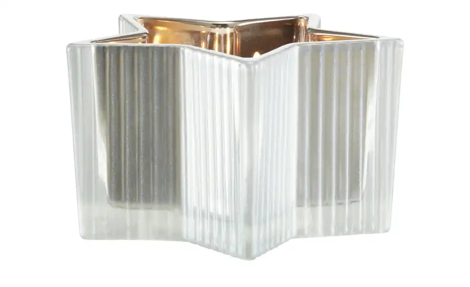 HOME STORY Duftkerze im Glas Stern, Beleuchtet