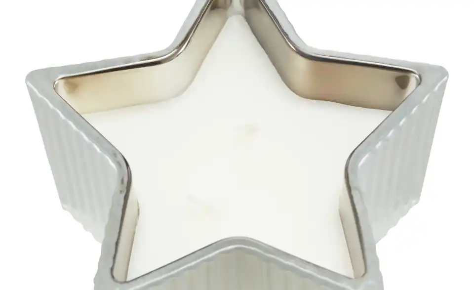 HOME STORY Duftkerze im Glas Stern, Detailansicht