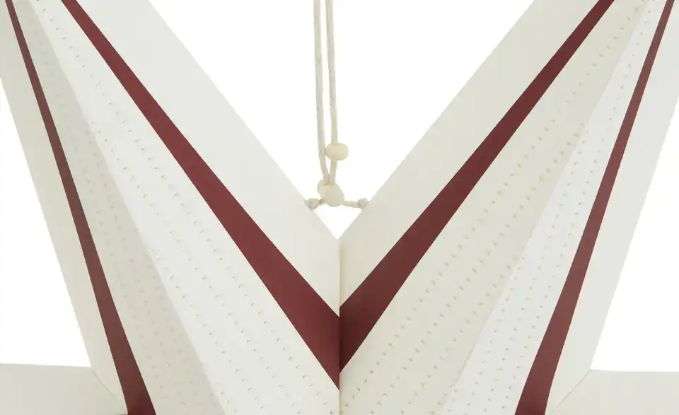 HOME STORY Papierstern, Detailansicht