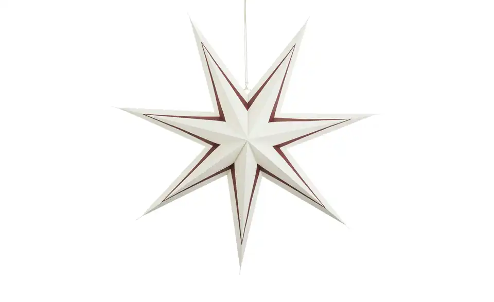 HOME STORY Papierstern, Frontansicht