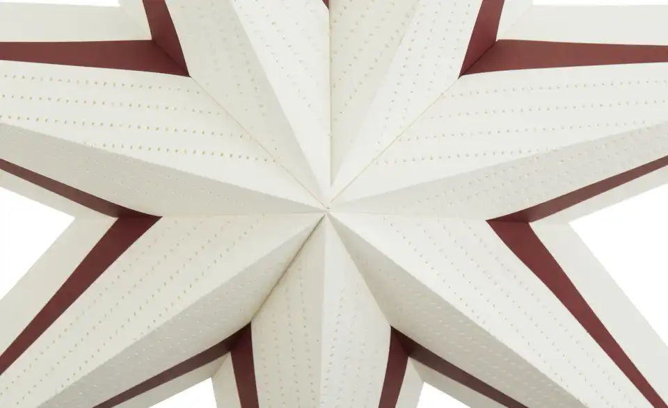 HOME STORY Papierstern, Detailansicht