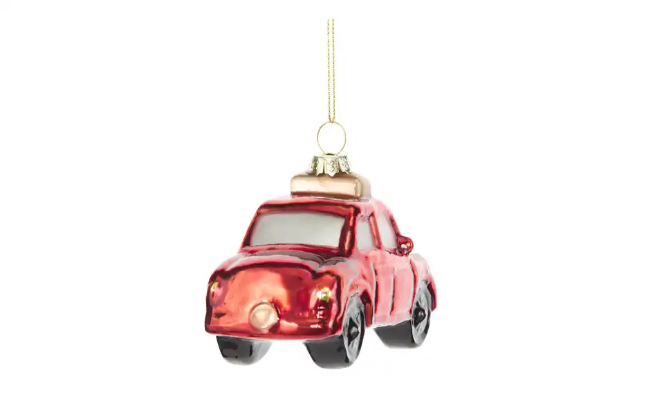 HOME STORY Weihnachtsbaumschmuck Auto, Rückansicht