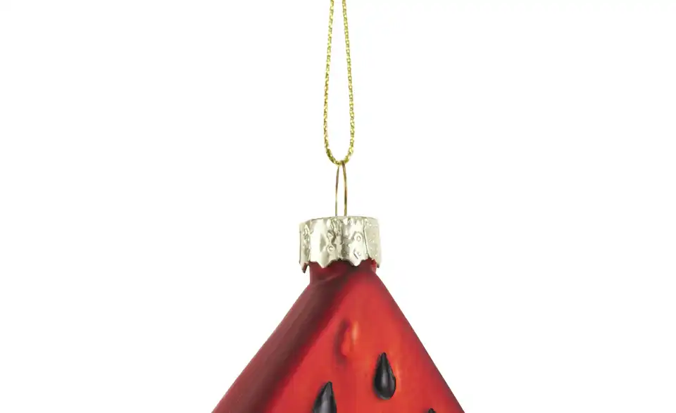HOME STORY Weihnachtsbaumschmuck Melone, Detailansicht