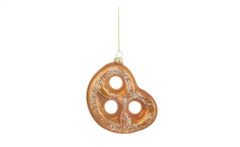 HOME STORY Weihnachtsbaumschmuck Brezel, Frontansicht
