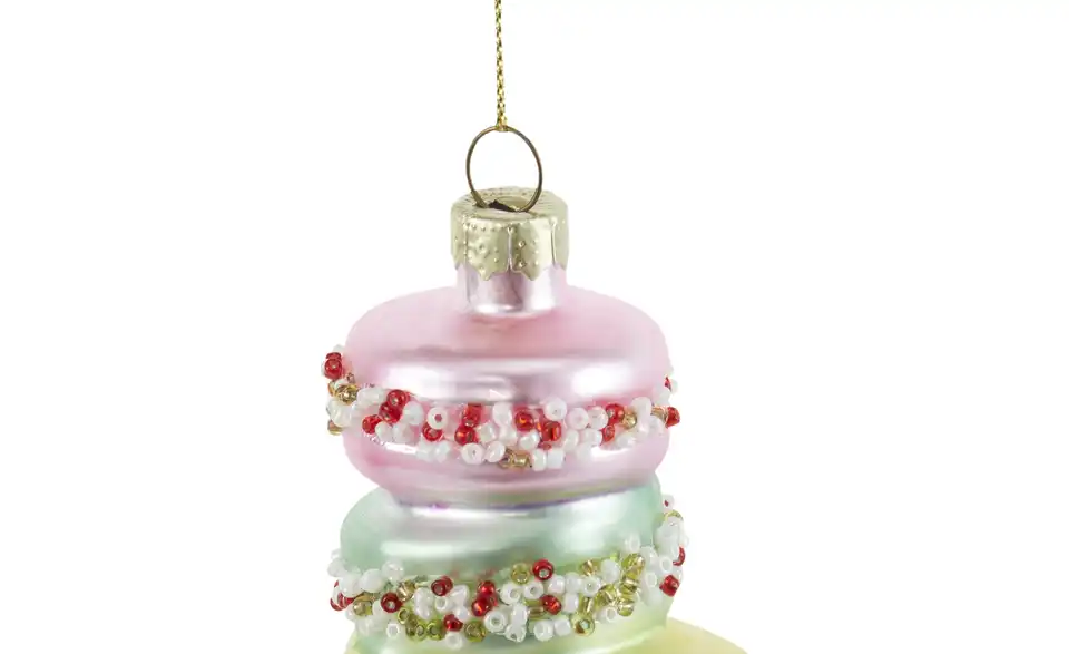HOME STORY Weihnachtsbaumschmuck Macarons, Detailansicht